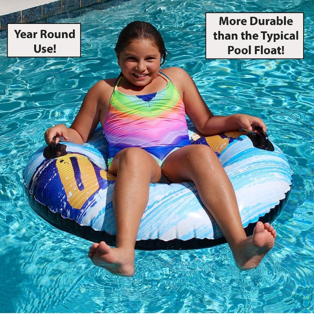 Blizzard Inflatable Snow Tube 39” Heavy Duty - Picture 7 of 7